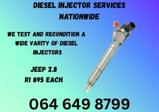Jeep 2.8 Diesel Injectors For Sale On Exchange Or Recon Your Own Copper Washers Included
