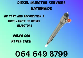 Volvo S40 Diesel Injectors For Sale On Exchange Or Recon Your Own Washers And Warranty Included