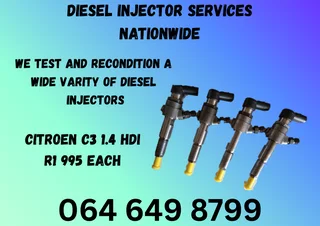 Citroen C3 1.45 Hdi Diesel Injectors For Sale On Exchange Copper Washers Included