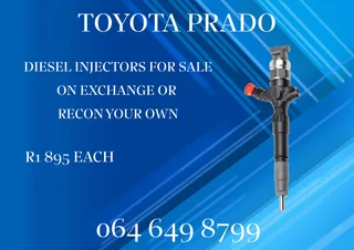Toyota Prado Diesel Injectors For Sale On Exchange Copper Washers Included