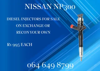 Nissan Np300 Diesel Injectors For Sale On Exchange Copper Washers And Warranty Included