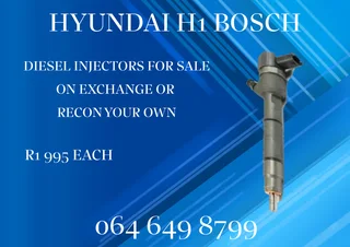 Hyundai H1 Bosch Diesel Injectors For Sale Or Recon Your Own Copper Washers And Warranty Included