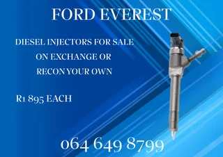 We Can Recon Your Ford Everest Diesel Injectors