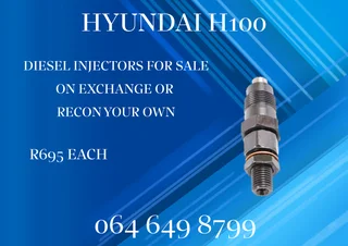 We Can Recon Your Hyundai H100 Diesel Injectors 6 Months Warranty Included