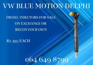 We Can Recon Your Vw Blue Motion Delphi Diesel Injectors Copper Washers Included