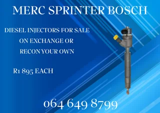 We Can Recon Your Merc Sprinter Bosch Diesel Injectors Washers And Warranty Included