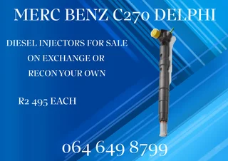 Merc Benz C270 Delphi Diesel Injectors For Sale On Exchange