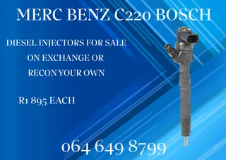 Merc Benz C220 Bosch Diesel Injectors For Sale On Exchange Copper Washers Included