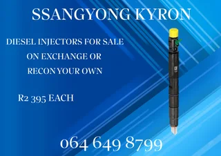 Ssangyong Kryon Diesel Injectors For Sale