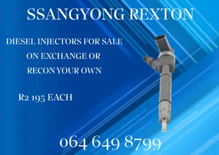 Ssangyong Rexton Diesel Injectors For Sale Copper Washers Included