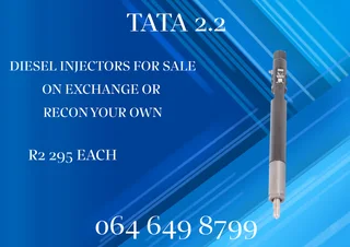Tata 2.2 Diesel Injectors For Sale 6 Months Warranty Included