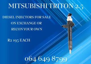 Mitsubishi Triton 2.5 Diesel Injectors For Sale Copper Washers And Warranty Included