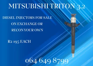 Mitsubishi Triton 3.2 Diesel Injectors With Washers For Sale On Exchange Or Recon Your Own