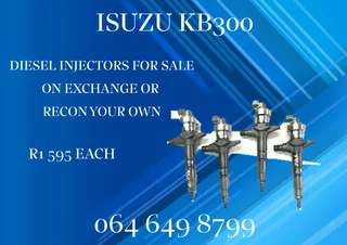 Isuzu Kb300 Diesel Injectors With Washers For Sale Or Recon Your Own Warranty Included