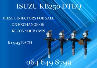 Isuzu Kb250 Dteq Diesel Injectors With Washers For Sale