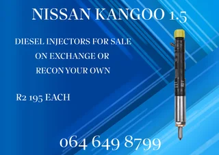 We Can Recon Your Nissan Kangoo 1.5 Diesel Injectors Copper Washers Included