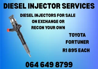 Toyota Fortuner Diesel Injectors For Sale On Exchange Or Recon Your Own Washers And Warranty Incl