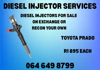 Toyota Prado Diesel Injectors For Sale On Exchange Copper Washers Included