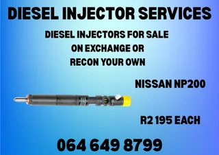 Nissan Np200 Diesel Injectors For Sale Or Recon Your Own