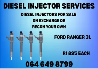 Ford Ranger 3l Diesel Injectors For Sale