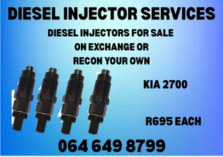 We Can Recon Your Kia 2700 Diesel Injectors