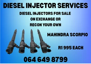 Mahindra Scorpio Diesel Injectors With Washers For Sale On Exchange