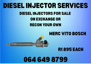 Merc Vito Bosch Diesel Injectors For Sale On Exchange Or Recon Your Own Washers Included