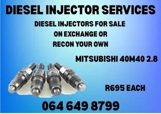 Mitsubishi 40m40 2.8 Diesel Injectors For Sale On Exchange