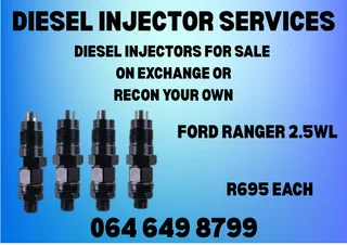 Ford Ranger 2.8wl Diesel Injectors For Sale