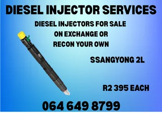 Ssangyong 2l Diesel Injectors For Sale Copper Washers Included