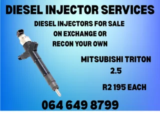 Mitsubishi Triton 2.5 Diesel Injectors With Washers For Sale On Exchange