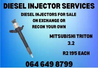 Mitsubishi Triton 3.2 Diesel Injectors With Washers For Sale Or Recon Your Own