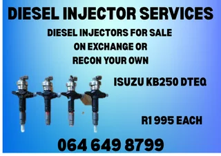 We Can Recon Your Isuzu Kb250 Dteq Diesel Injectors Washers And Warranty Included