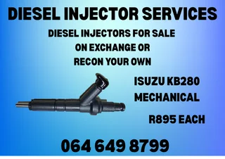 We Can Recon Your Isuzu Kb280 Mechanical Diesel Injectors 6 Months Warranty Included