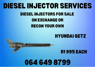 Hyundai Getz Diesel Injectors For Sale On Exchange Or Recon Your Own