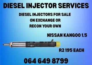 Nissan Kangoo 1.5 Diesel Injectors For Sale On Exchange Or Recon Your Own Washers Included