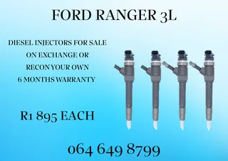 Ford Ranger 3l Diesel Injectors For Sale