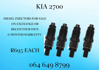 Kia 2700 Diesel Injectors With Washers For Sale On Exchange Or Recon Your Own