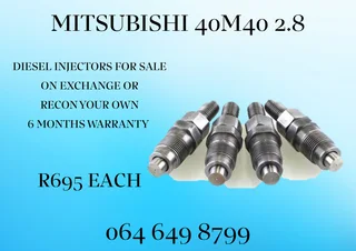 Mitsubishi 40m40 2.8 Diesel Injectors For Sale On Exchange
