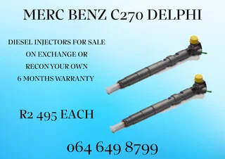Merc Benz C270 Delphi Diesel Injectors For Sale On Exchange Copper Washers Included