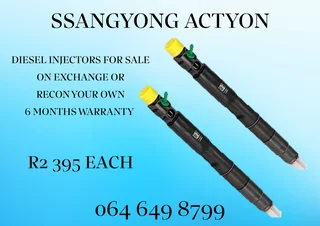 Ssangyong Actyon Diesel Injectors For Sale