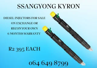 Ssangyong Kyron Diesel Injectors For Sale Copper Washers Included