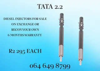 Tata 2.2 Diesel Injectos For Sale Copper Washers And Warranty Included