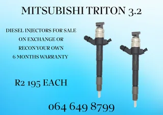 Mitsubishi Triton 3.2 Diesel Injectors With Washers For Sale On Exchange