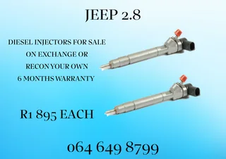Jeep 2.8 Diesel Injectors For Sale On Exchange Copper Washers Included
