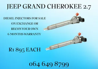 Jeep Grand Cherokee 2.7 Diesel Injectors For Sale On Exchange 6 Months Warranty Included