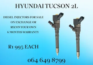 Hyundai Tucson 2l Diesel Injectors For Sale Or Recon Your Own Washers And Warranty Included