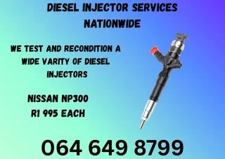 NISSAN NP300 DIESEL INJECTORS FOR SALE ON EXCHANGE WASHERS AND WARRANTY INCLUDED