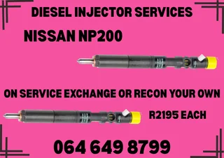Nissan Np200 Diesel Injectors For Sale Or Recon Your Own