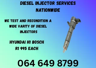 HYUNDAI H1 BOSCH DIESEL INJECTORS FOR SALE OR RECON YOUR OWN 6 MONTHS WARRANTY INCLUDED